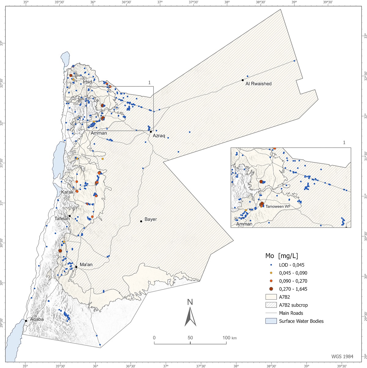 Fluoride in Groundwater in Jordan