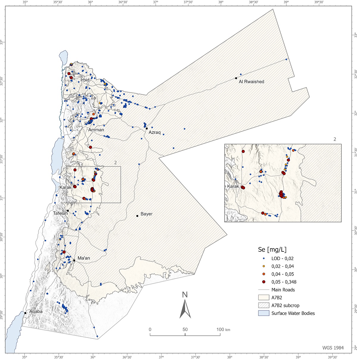 Fluoride in Groundwater in Jordan